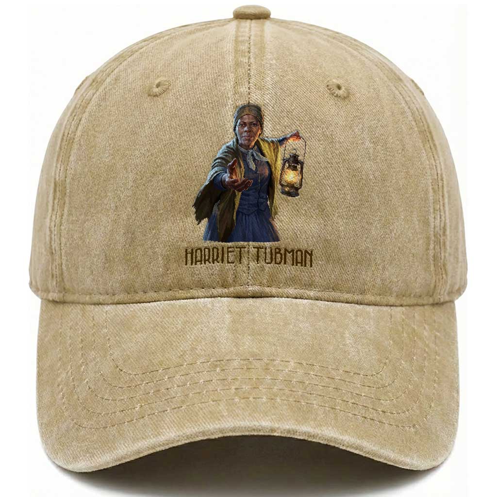 Harriet Tubman Legacy Washed Cotton Baseball Cap Gift For History Lovers TS12 Print Your Wear