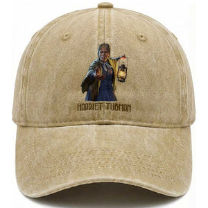 Harriet Tubman Legacy Washed Cotton Baseball Cap Gift For History Lovers TS12 Print Your Wear