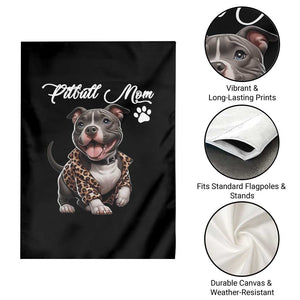 Pitbull Mom Garden Flag Cute Pitbull Puppy Dog Lovers TS12 Print Your Wear
