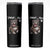 Pitbull Mom Skinny Tumbler Cute Pitbull Puppy Dog Lovers TS12 Black Print Your Wear
