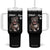 Pitbull Mom Tumbler With Handle Cute Pitbull Puppy Dog Lovers TS12 One Size: 40 oz Black Print Your Wear