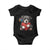 Pitbull Mom Baby Onesie Cute Puppy Hugging Heart Love Dog TS12 Black Print Your Wear