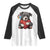 Pitbull Mom Raglan Shirt Cute Puppy Hugging Heart Love Dog TS12 White Black Print Your Wear