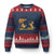Funny Hello Fall Thanksgiving Golden Retriever Ugly Christmas Sweater TS12 Navy Red Print Your Wear