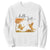 Funny Hello Fall Thanksgiving Golden Retriever Sweatshirt TS12 White Print Your Wear