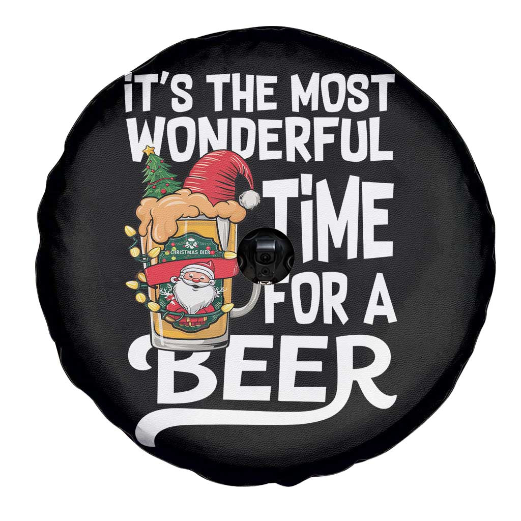 Funny Christmas Drinking Spare Tire Cover It is The Most Wonderful Time For A Beer TS12 Print Your Wear