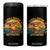 Chill Mode Activated 4 in 1 Can Cooler Tumbler Funny Sloth Summer Beach Vibes TS12 One Size: 16 oz Black Print Your Wear