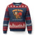 Funny Super Sloth I Will Rescue You At My Own Pace Gift Ugly Christmas Sweater TS12 Navy Red Print Your Wear