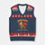 Funny Super Sloth I Will Rescue You At My Own Pace Gift V-Neck Knit Sweater Vest TS12 Navy Red Print Your Wear