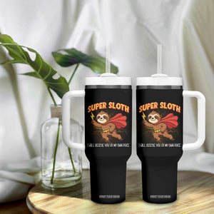 Funny Super Sloth I Will Rescue You At My Own Pace Gift Tumbler With Handle TS12 Print Your Wear