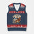 Super Sloth I Will Rescue You V-Neck Knit Sweater Vest Funny Sloth Lover Gift TS12 Navy Red Print Your Wear
