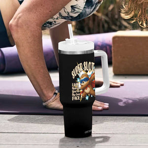 Super Sloth I Will Rescue You Tumbler With Handle Funny Sloth Lover Gift TS12 Print Your Wear