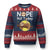 Nope Not Today Ugly Christmas Sweater Funny Sloth Lover Gift TS12 Navy Red Print Your Wear