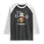 Funny Gym Sloth Raglan Shirt Not Fast Just Furious TS12 Black White Print Your Wear