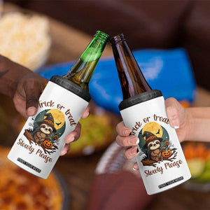 Funny Halloween Sloth 4 in 1 Can Cooler Tumbler Trick Or Treat Slowly Please TS12 Print Your Wear