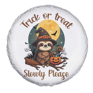 Funny Halloween Sloth Spare Tire Cover Trick Or Treat Slowly Please TS12 Print Your Wear