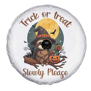 Funny Halloween Sloth Spare Tire Cover Trick Or Treat Slowly Please TS12 Print Your Wear
