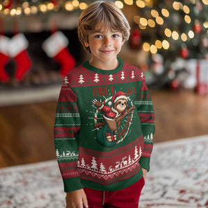 Have A Lazy Xmas Ugly Christmas Sweater Cute Xmas Sloth TS12 Christmas Print Your Wear