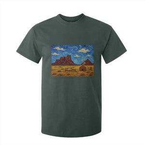 Starry Night Desert Monument Valley T Shirt For Kid Hogan Home Oil Painting Graphic