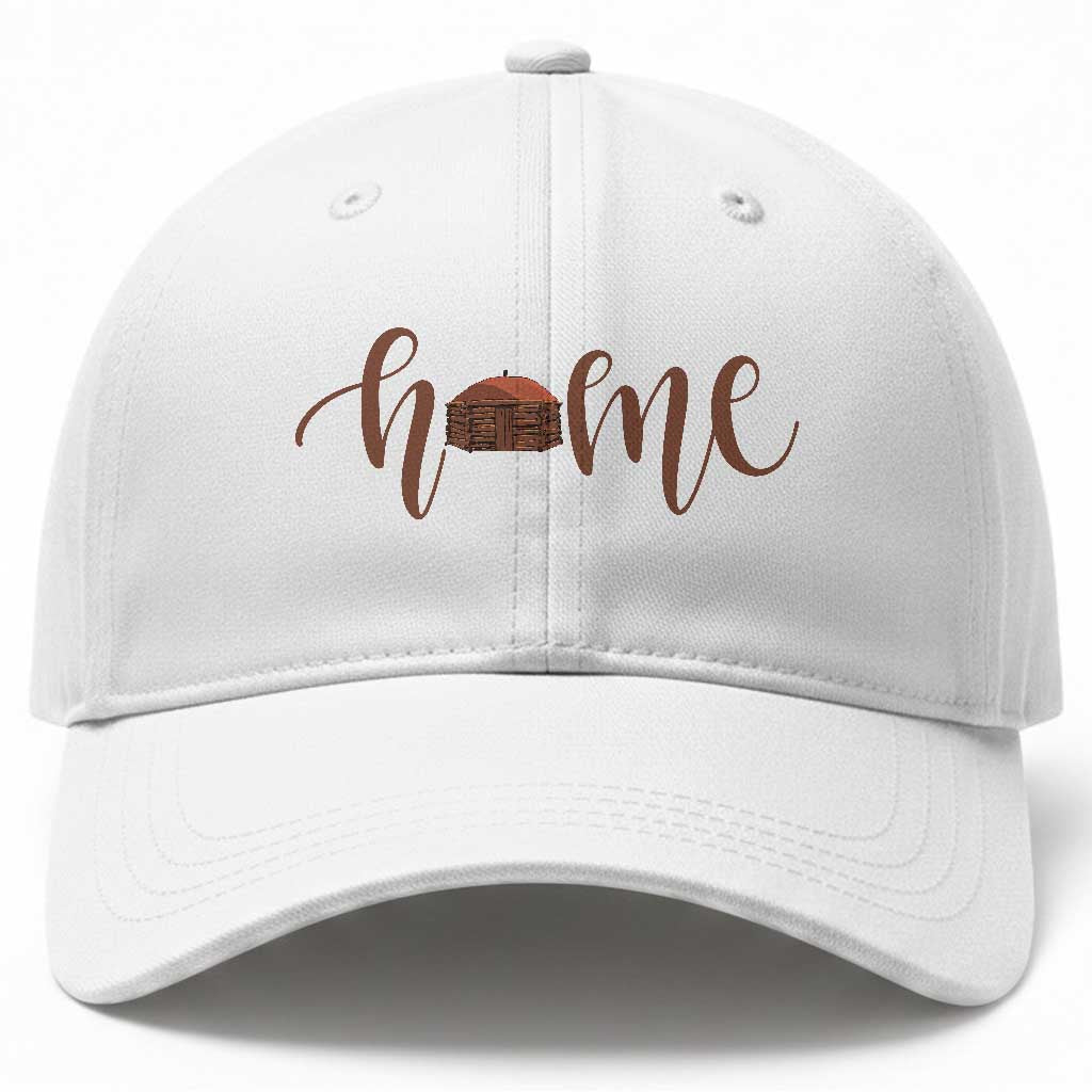 Rustic Hogan Home Typography Baseball Cap Native American Heritage Pride TS12 Print Your Wear