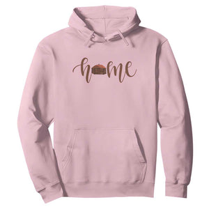 Rustic Hogan Home Typography Hoodie Native American Heritage Pride