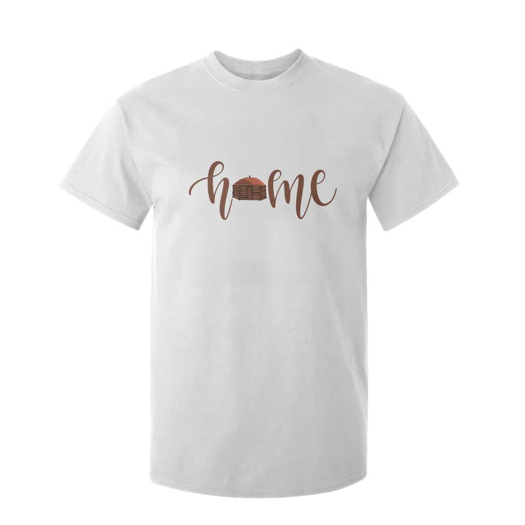 Rustic Hogan Home Typography T Shirt For Kid Native American Heritage Pride TS12 White Print Your Wear