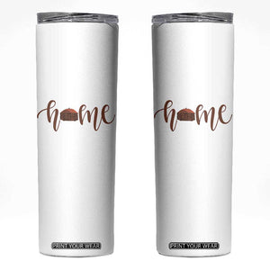 Rustic Hogan Home Typography Skinny Tumbler Native American Heritage Pride