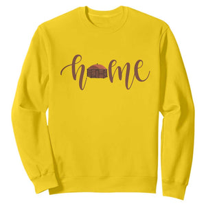 Rustic Hogan Home Typography Sweatshirt Native American Heritage Pride