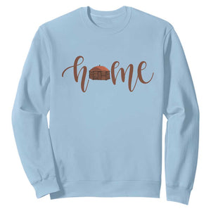 Rustic Hogan Home Typography Sweatshirt Native American Heritage Pride