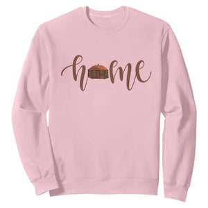 Rustic Hogan Home Typography Sweatshirt Native American Heritage Pride