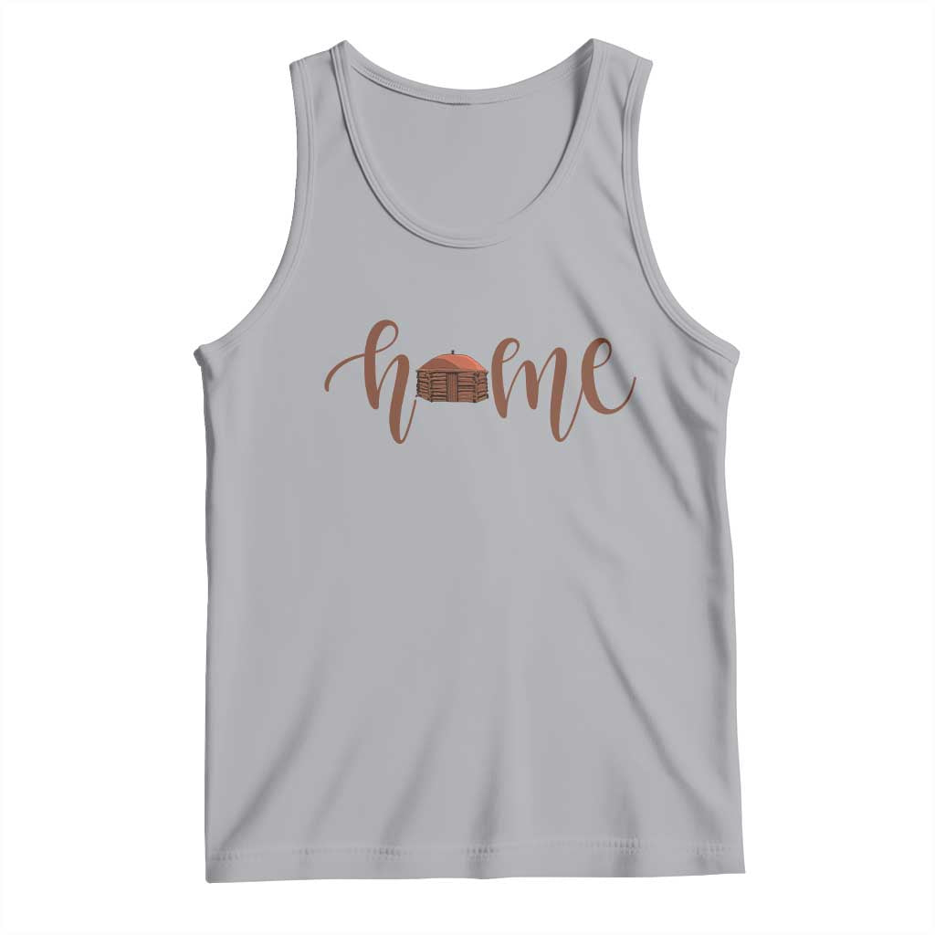 Rustic Hogan Home Typography Tank Top Native American Heritage Pride