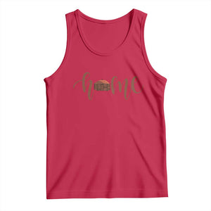 Rustic Hogan Home Typography Tank Top Native American Heritage Pride