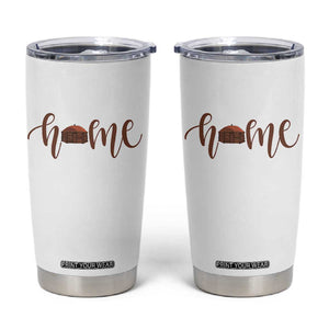 Rustic Hogan Home Typography Tumbler Cup Native American Heritage Pride