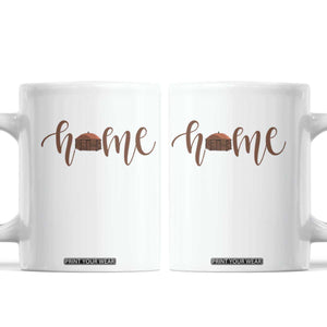 Rustic Hogan Home Typography Coffee Mug Native American Heritage Pride
