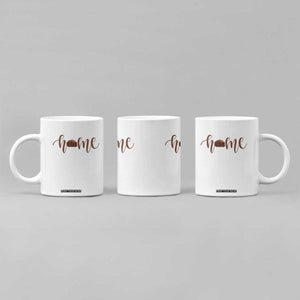 Rustic Hogan Home Typography Coffee Mug Native American Heritage Pride