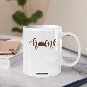 Rustic Hogan Home Typography Coffee Mug Native American Heritage Pride
