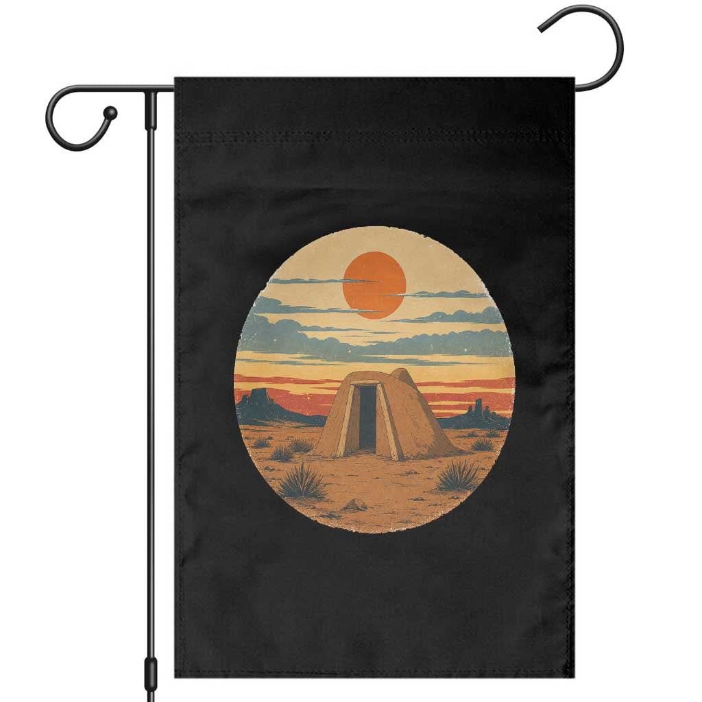 Vintage Monument Valley Landscape Garden Flag Desert Hogan Home Art TS12 Black Print Your Wear