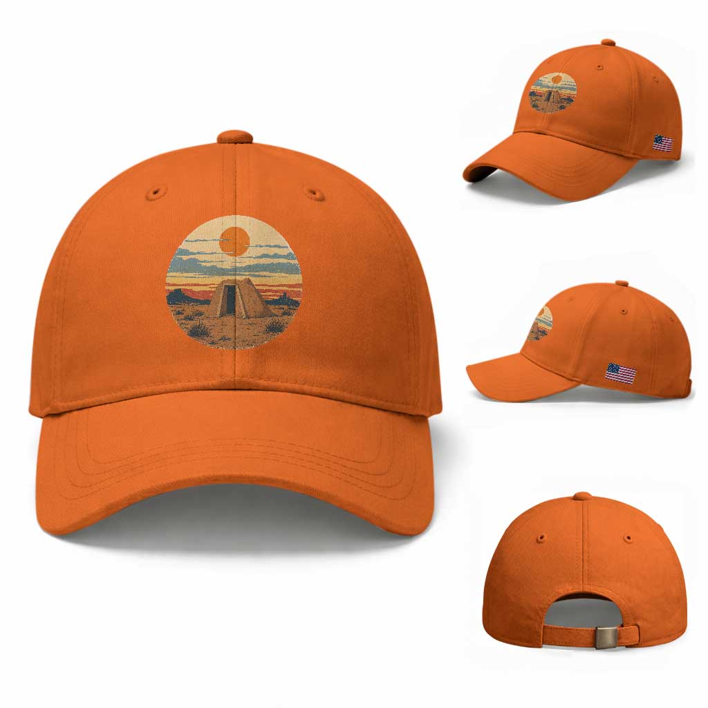 Vintage Monument Valley Landscape Baseball Cap Desert Hogan Home Art