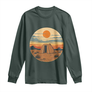 Vintage Monument Valley Landscape Long Sleeve Shirt Desert Hogan Home Art