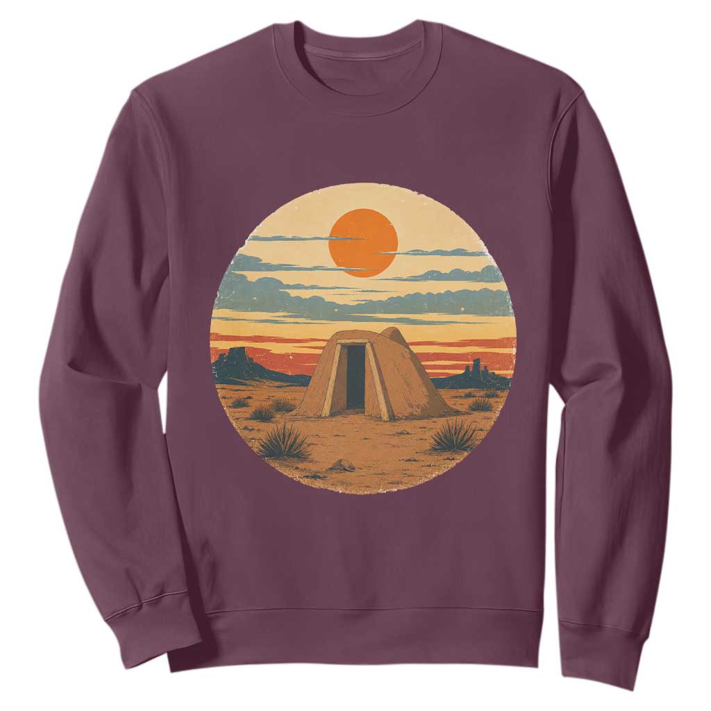 Vintage Monument Valley Landscape Sweatshirt Desert Hogan Home Art