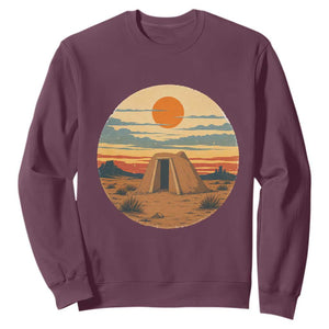 Vintage Monument Valley Landscape Sweatshirt Desert Hogan Home Art