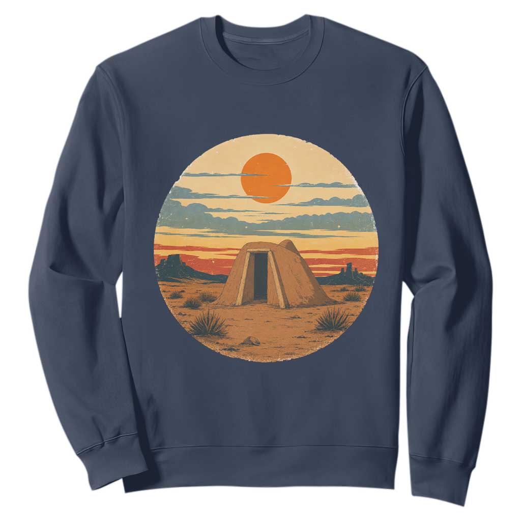 Vintage Monument Valley Landscape Sweatshirt Desert Hogan Home Art