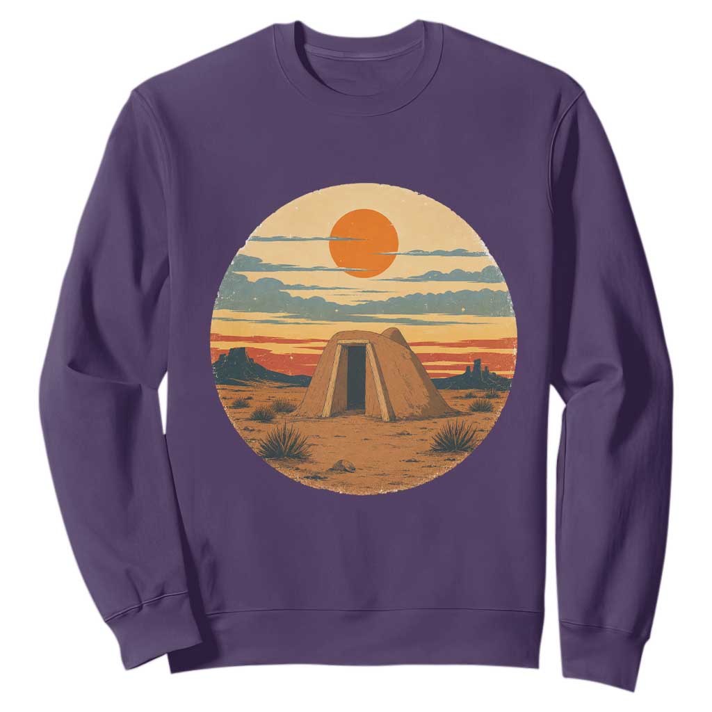 Vintage Monument Valley Landscape Sweatshirt Desert Hogan Home Art