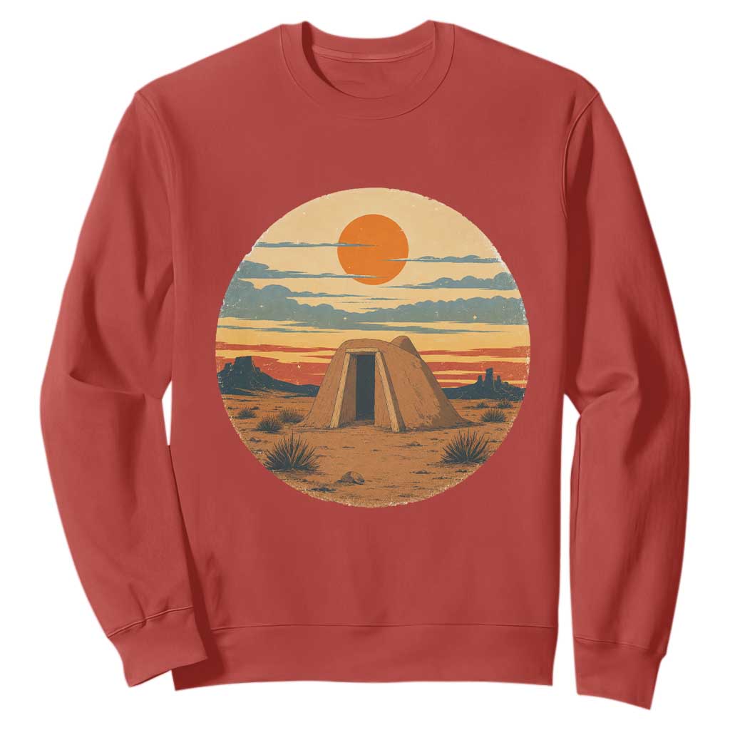 Vintage Monument Valley Landscape Sweatshirt Desert Hogan Home Art