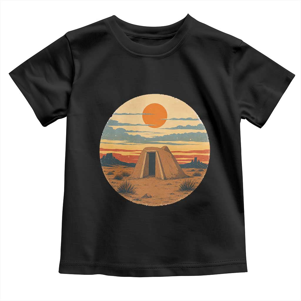 Vintage Monument Valley Landscape Toddler T Shirt Desert Hogan Home Art TS12 Black Print Your Wear
