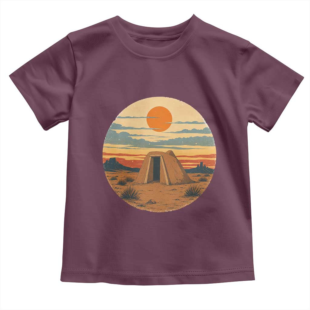 Vintage Monument Valley Landscape Toddler T Shirt Desert Hogan Home Art