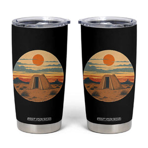 Vintage Monument Valley Landscape Tumbler Cup Desert Hogan Home Art