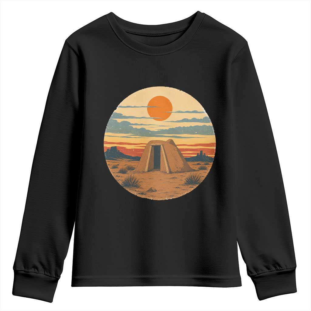 Vintage Monument Valley Landscape Youth Sweatshirt Desert Hogan Home Art