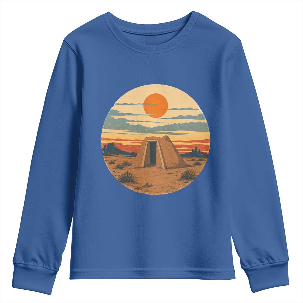 Vintage Monument Valley Landscape Youth Sweatshirt Desert Hogan Home Art