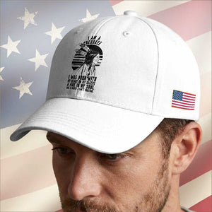 Native American Heritage Pride Gift Baseball Cap I Am A Cherokee Born With Heart On My Sleeve